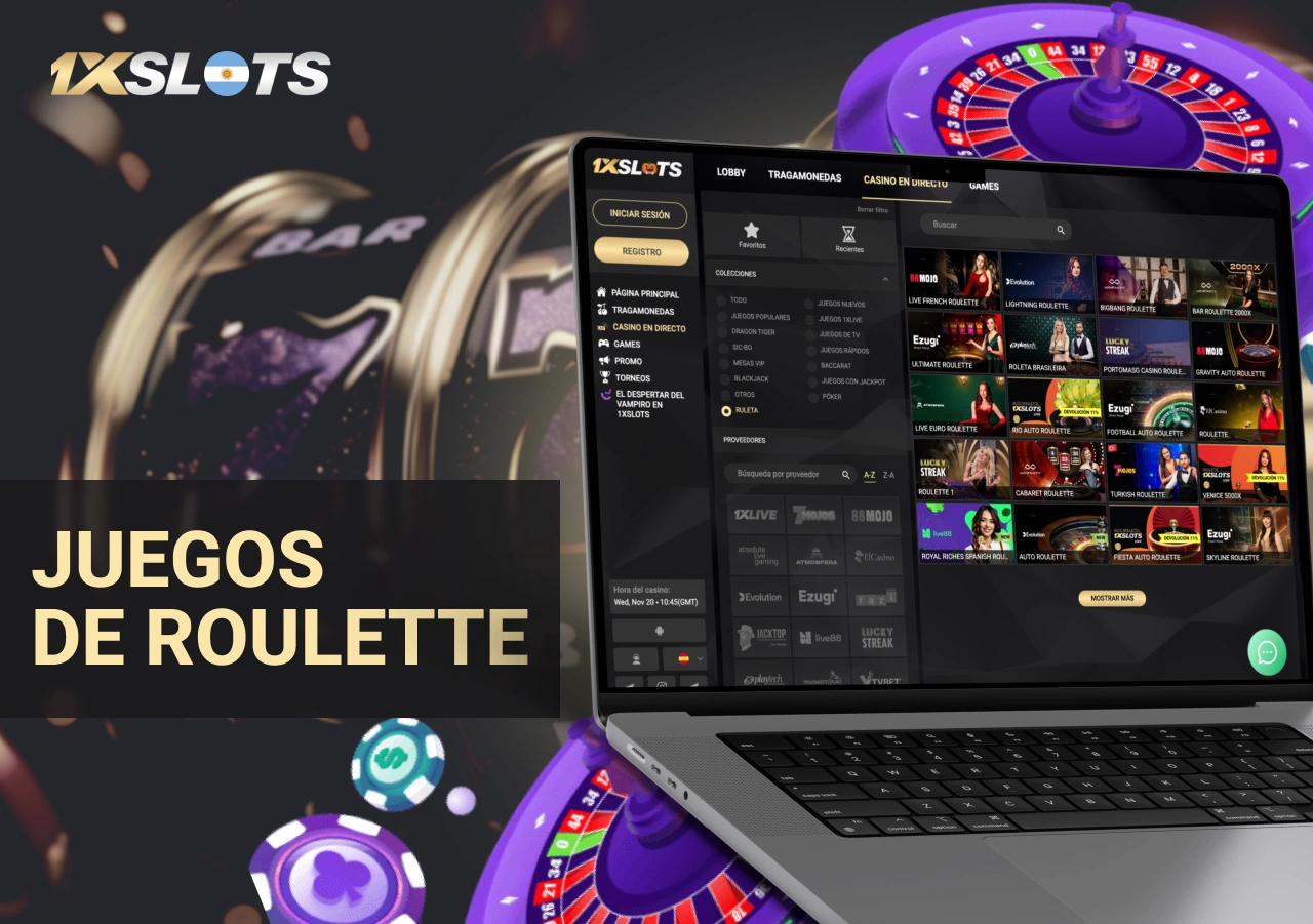 Fascinantes juegos de la sección de ruleta 1xSlots